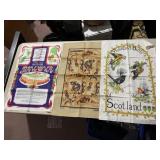 THREE VINTAGE T TOWELS