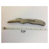 SEKI JAPAN SPYDERCO STAINLESS FOLDING LOCKING