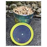 TIN OF WINE CORKS