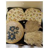 VINYL APPLIANCE COVERS 60S CLOTHESPIN BAG DOILIES