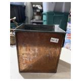 COPPER DOUBLE HANDLE WASTE CAN HEAVY