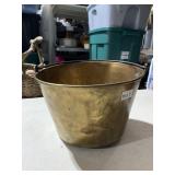 BRASS BUCKET W/ HANDLE