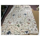 MADE IN INDIA EMBROIDERY TWIN BED SPEADS W/