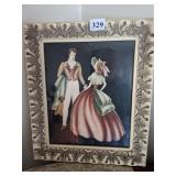 GLASSWARE WITH MONOGRAMMED "JDD"