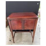 NECCI SEWING MATCHING IN CABINET W/ THREAD ETC.