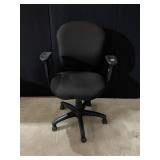 ROLLING DESK CHAIR, MISSING A PIECE OF AN ARM
