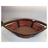 CANOE SHAPED BASKET 25"