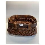 WOVEN BASKET, 14.5X13X7