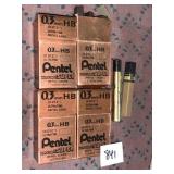 PENTEL SUPER 0.3 MM HP BOXES OF LEAD 4 TOTAL