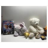 MILO AND OTIS DVD, NEW STUFFED ANIMALS