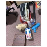 SANITIZER, SWEEPER BAG, STEP STOOL, FROZEN POP