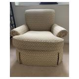 HARDEN BEIGE PATTERN SIDE CHAIR