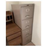 TAN 4 DRAWER FILE CABINET