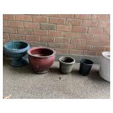 ASSORTED PLANTERS 2 POTTERY