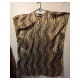 GREEN SATINY RETRO CAFTAN ROBE LOUNGEWEAR POOL