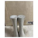 NAMBE NESTING PEWTER S/PEPPER