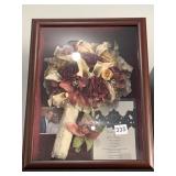BRIDAL BOUQUET IN SHADOW BOX
