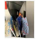 RAKE, PUSH BROOM, SHOVEL, DRIVEWAY REFLECTORS,