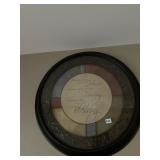 ROUND BLESSING, FAMILY SIGN UNDER GLASS