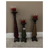 TIERED CANDLE HOLDERS