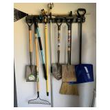 LIGHT BULB EXTENSION ROD, SHOVELS, RAKES, BROOMS