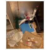 SCRAP BOOK PAPER, EMBELLISHMENTS, ADHESIVE