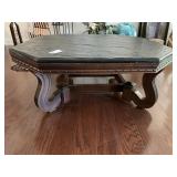 OCTAGON COFFEE TABLE 17" H X 40" W X 40" W