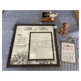 WEDDING PICTURE FRAME, ETC.