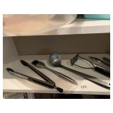 POTATO MASHER, TONGS, BRUSH