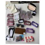 FAUX EYELASHES, CLIP ON SUNGLASSES, ETC.