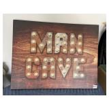 MAN CAVE SIGN