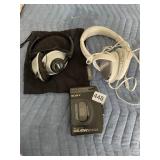 BOZE HEADPHONES, WALKMAN, NOISE HUSH HEADPHONES