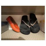 8 1/2 NINE WEST & 10 SANDALS