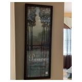 PEACE VERSE UNDER GLASS