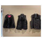 CALVIN KLEIN VEST AND HAGGER VEST AND RAIN JACKET