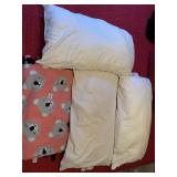 FLEECE KOALA BLANKET, 3 KING SIZE PILLOWS