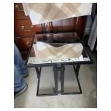 MIRRORED TOP PATIO TABLE