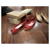 TWO PAIRS SZ. 9 SHOES LIGHT WEAR