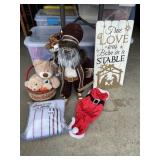 TRUE LOVE WAS BORN IN A STABLE SIGN, BEARS AND