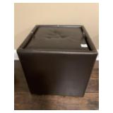 STORAGE OTTOMAN 18" H X 18" X 18"