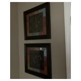 PRINTS FRAMED 19" X 19"