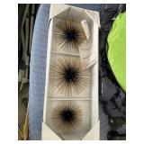 GOLD FINISH UNUSUAL WALL HANGER