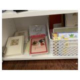 VARIETY OF CARDS, PENS, ETC.
