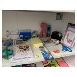 METAL ORGANIZER, STAPLES, CLIP, SCISSORS, CARDS