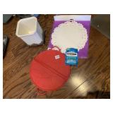 RED FOLDING STEAMER, DOLLIES, LISTERINE, UTENSIL