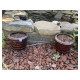 15" H X 19" D POTTERY PLANTER