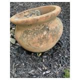 CLAY PLANTER 13" H X 15" W