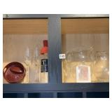 PITCHERS, ROYAL DOULTON CHAMPAGNE GLASSES