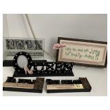 QUEEN PICTURE FRAME, FAITH, BELIEVE, HOPE SIGN,