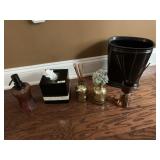 VASES, TISSUE HOLDER, SOAP HOLDER, WASTE CAN